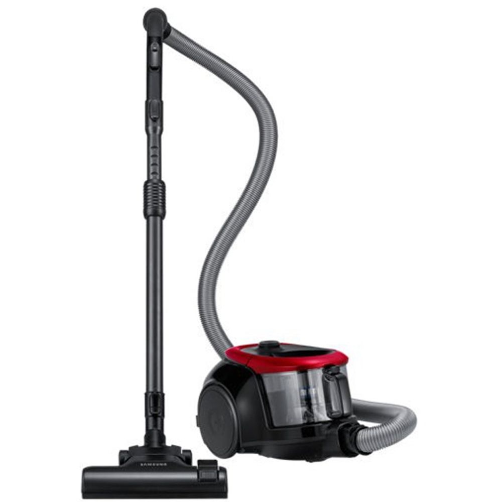 Samsung VC07M2110SR/GE porzsák nélküli Ciklonrendszerű és Gabalyodásmentes technológiás porszívó piros/fekete szín 