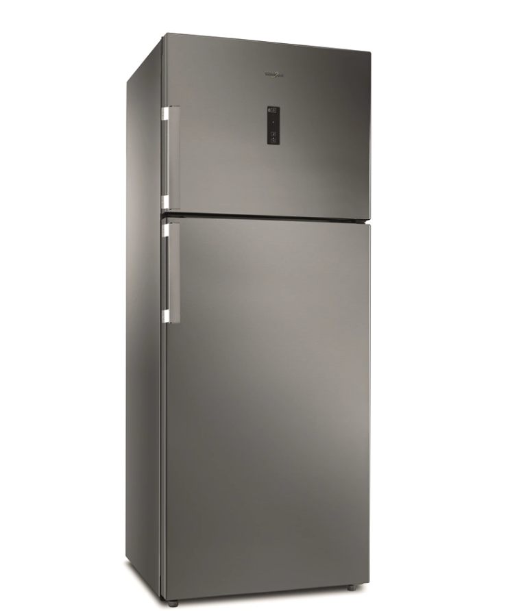 Whirlpool WT70E 832 X felülfagyasztós No Frost optic inox hűtőszekrény 70x72.5x180 cm