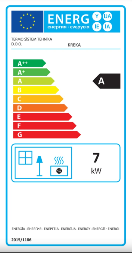 Warnex TERMO KREKA kandalló 7kW 