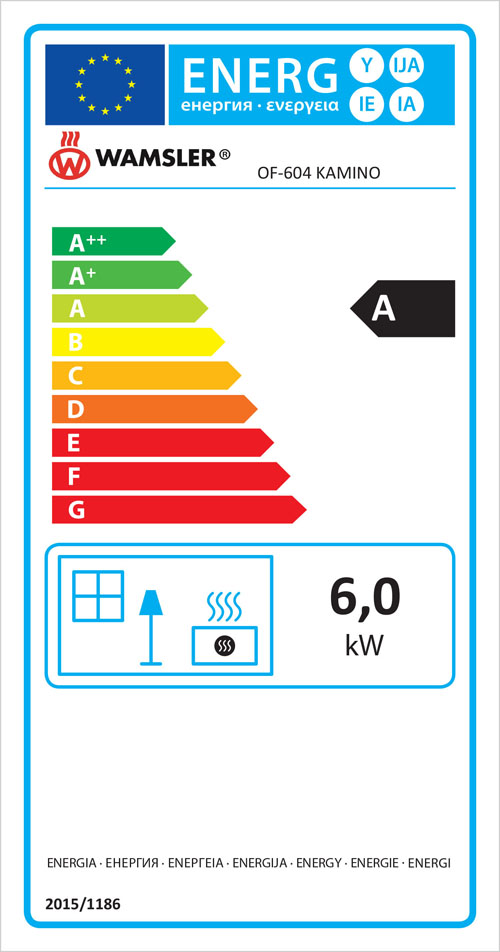 Wamsler Kamino Mátra hátsó füst kivezetésű kandalló 6 kW OF604