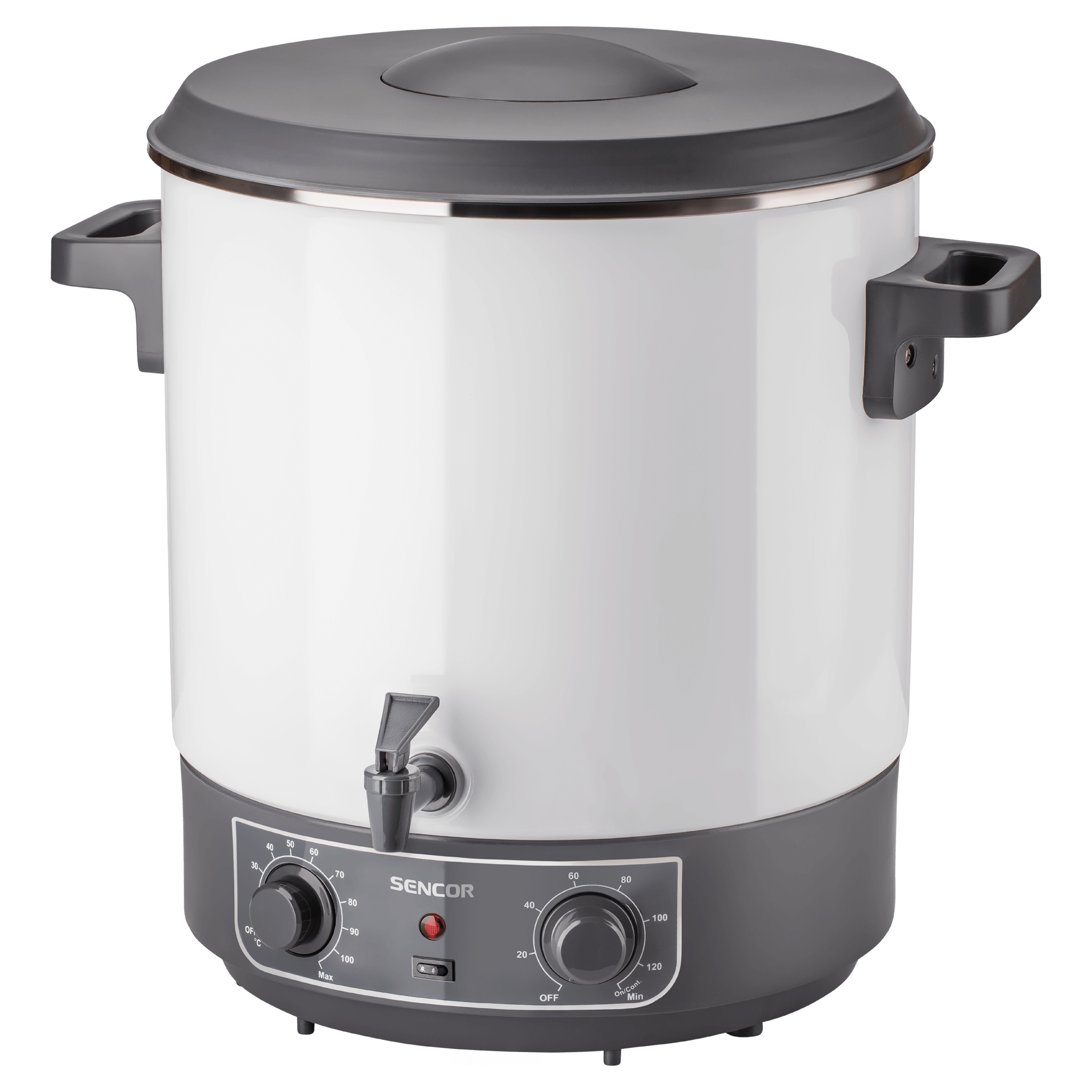 Sencor SPP 2100WH befőző edény 27 liter termosztát 30 °C és 100 °C SPP2100WH
