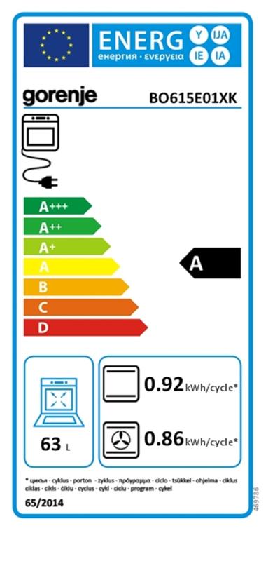 Gorenje BO615E01XK beépíthető sütő