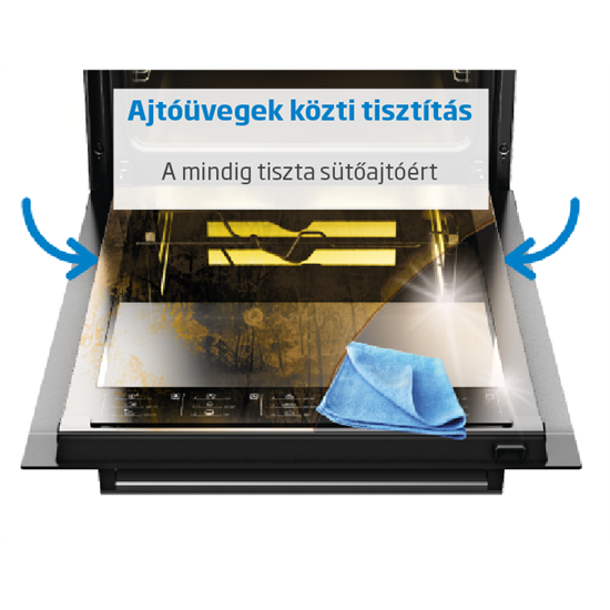 Beko FSM57000GW kerámialapos elektromos tűzhely, 55L, 50x60x85 cm 