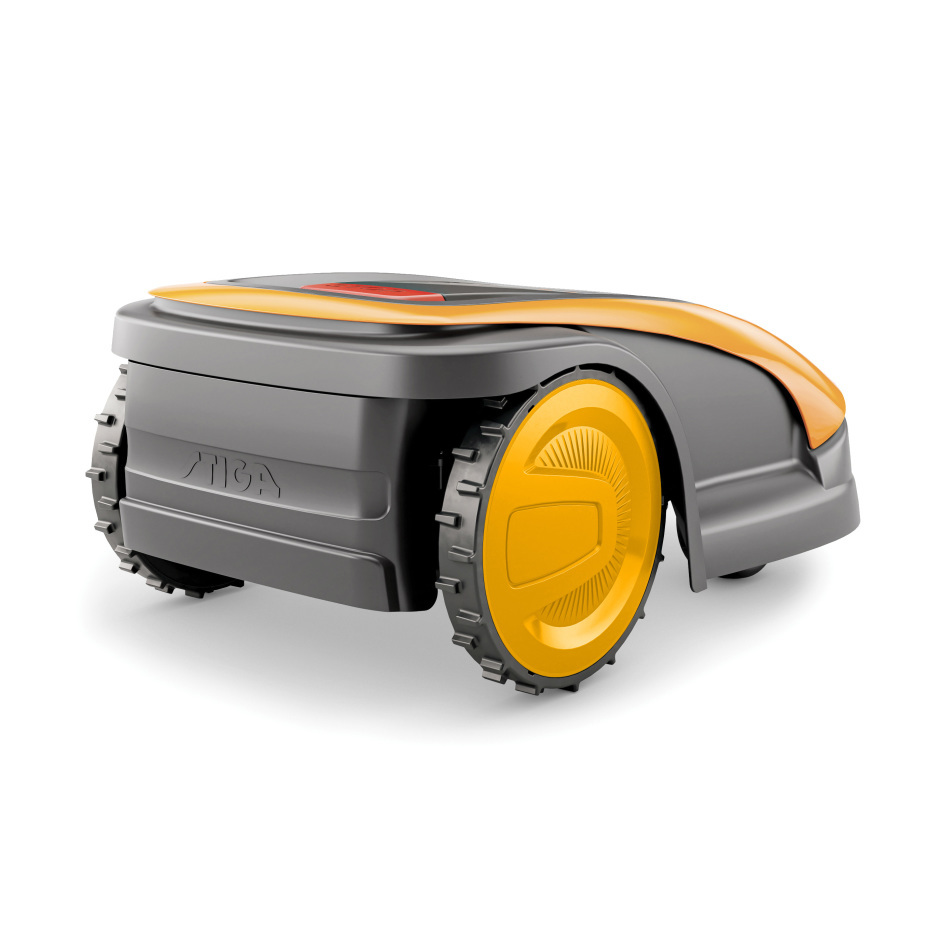 Stiga G 300 robotfűnyíró,emelésérzékelő, akadályérzékelő, esőérzékelő,lopásriasztás,dokkoló,automatikus töltéshez visszatérés vezetéken,RBW