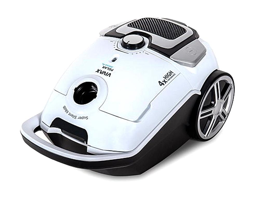 VIVAX VC-7004A szuper csendes porzsákos porszívó 68dB, fehér, 700W
