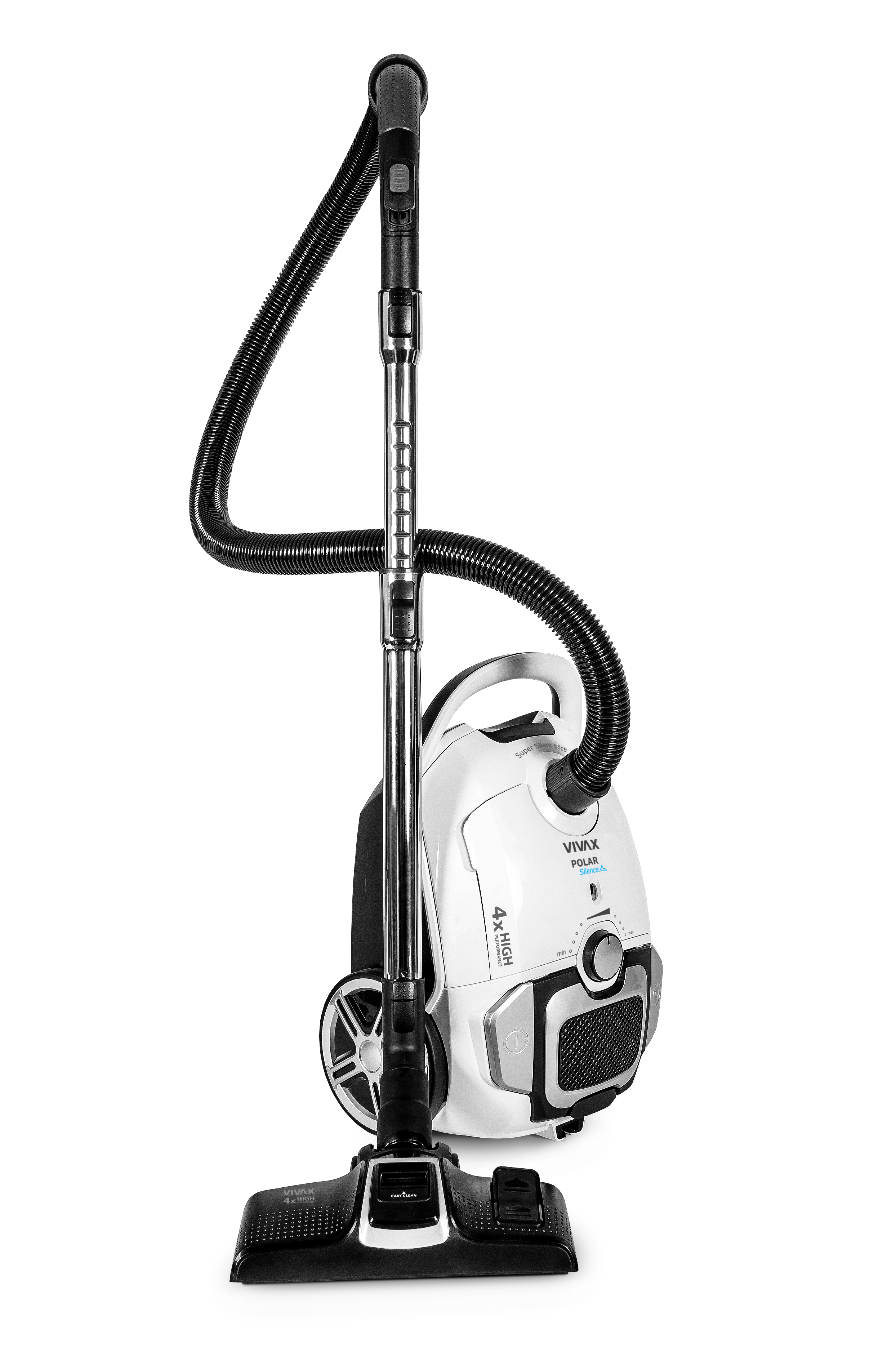 VIVAX VC-7004A szuper csendes porzsákos porszívó 68dB, fehér, 700W