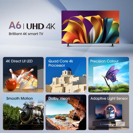 Hisense 58A6N 4K UHD Smart LED 58", 146 cm TV