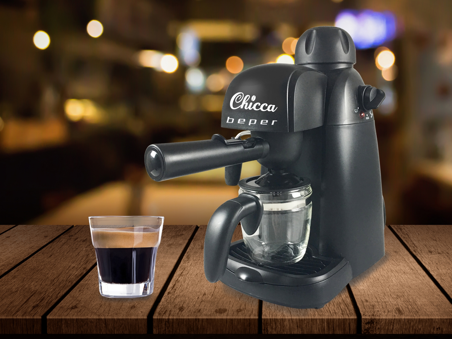 Beper BC.002 Espresszo kávéfőző gőzölő funkció tejhabosításhoz