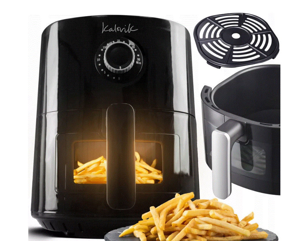 Kalorik TKG FTL 1801BK forrólevegős sütő AIRFRYER 4 l
