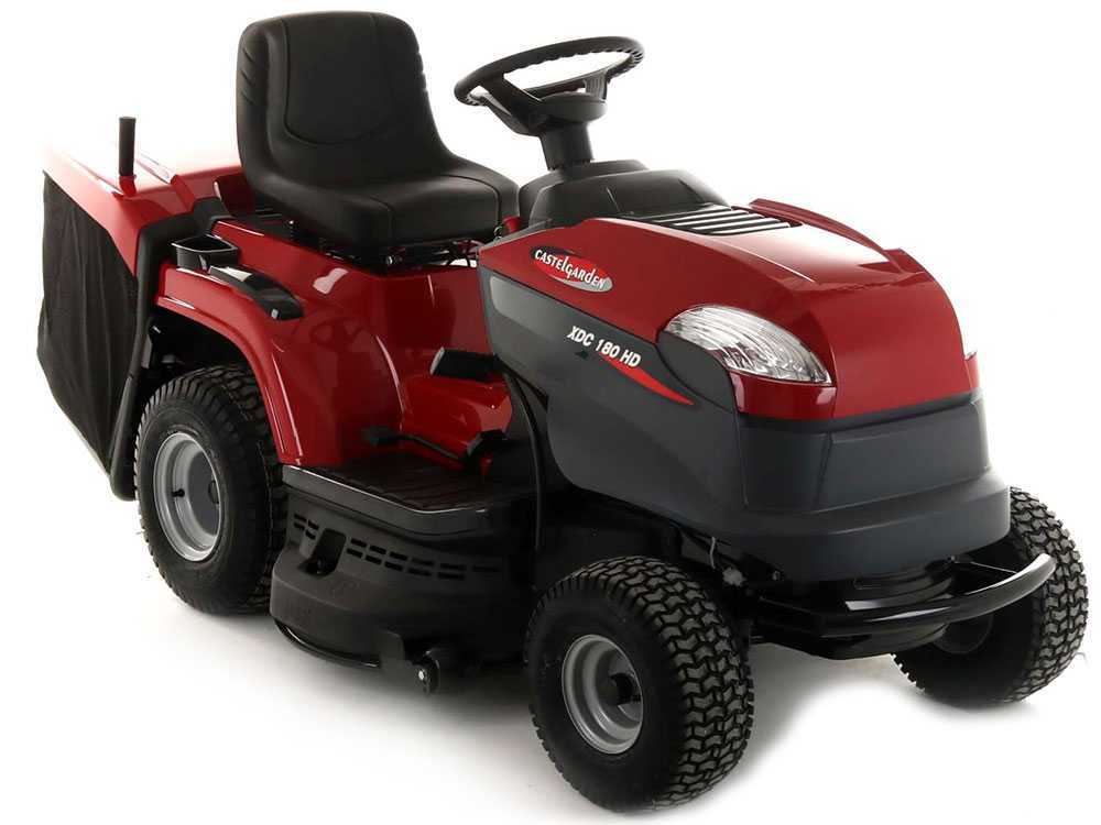Castelgarden XDC180 HD Hidrosztatikus váltos, gyűjtős fűnyíró traktor, ST550 kéthengeres 10,4kW motorral 98cm vágószélesség, 240l gyűjtőkapacítás