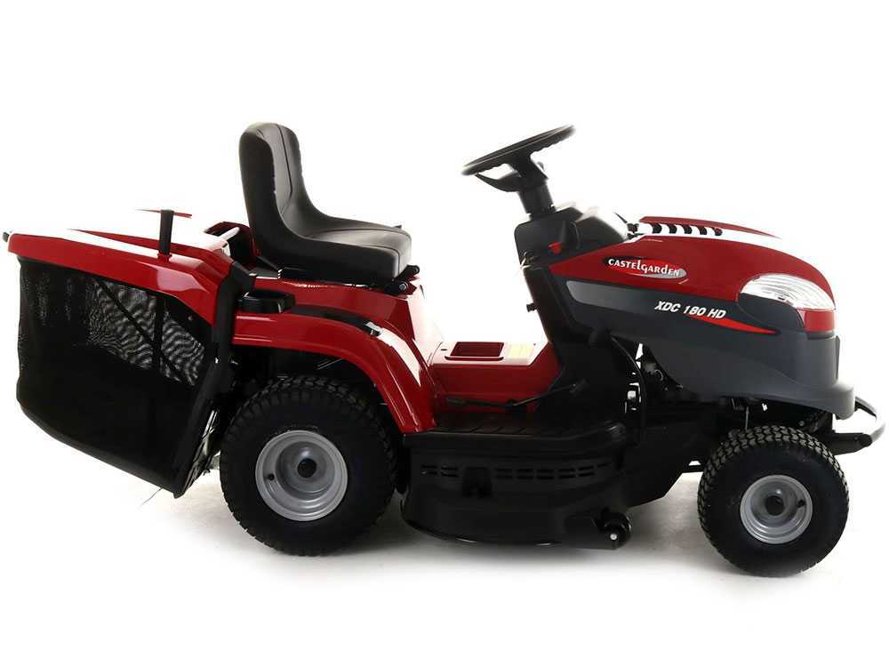 Castelgarden XDC180 HD Hidrosztatikus váltos, gyűjtős fűnyíró traktor, ST550 kéthengeres 10,4kW motorral 98cm vágószélesség, 240l gyűjtőkapacítás
