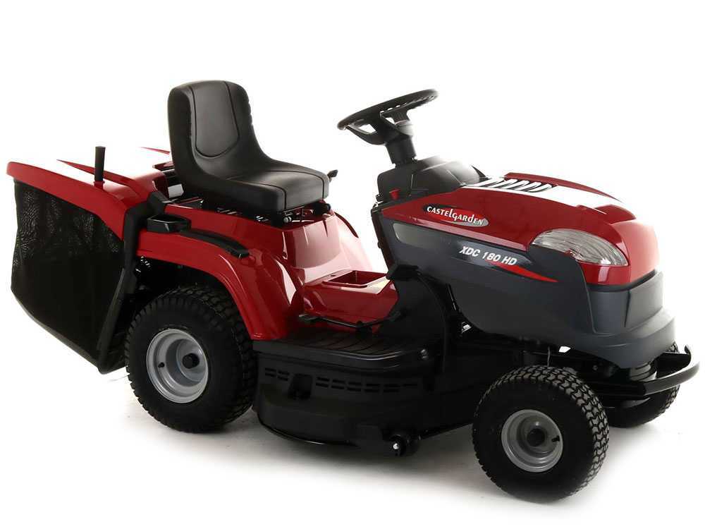 Castelgarden XDC180 HD Hidrosztatikus váltos, gyűjtős fűnyíró traktor, ST550 kéthengeres 10,4kW motorral 98cm vágószélesség, 240l gyűjtőkapacítás