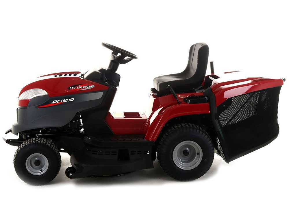 Castelgarden XDC180 HD Hidrosztatikus váltos, gyűjtős fűnyíró traktor, ST550 kéthengeres 10,4kW motorral 98cm vágószélesség, 240l gyűjtőkapacítás