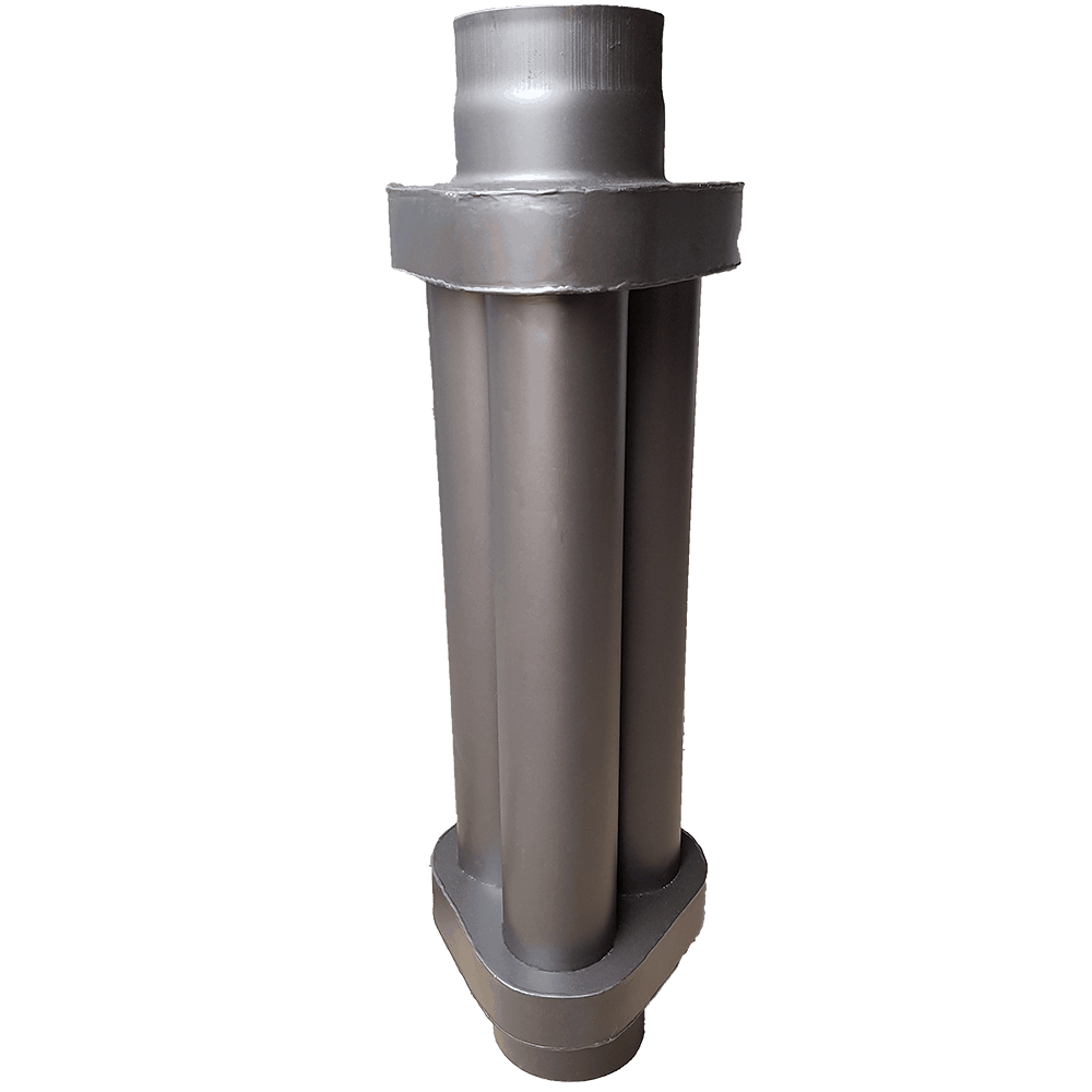 Hődob 3 csöves 120mm, 0,5 mm lemez vastagság 
