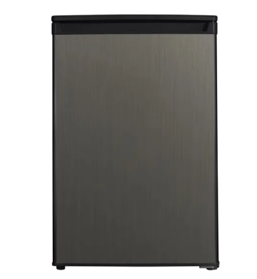 MPM MPM-131CJ-18/AA sötét inox hűtőszekrény fagyasztó nélkül 127 liter 58x55x85 cm levehető tetővel MPM131CJ18AA