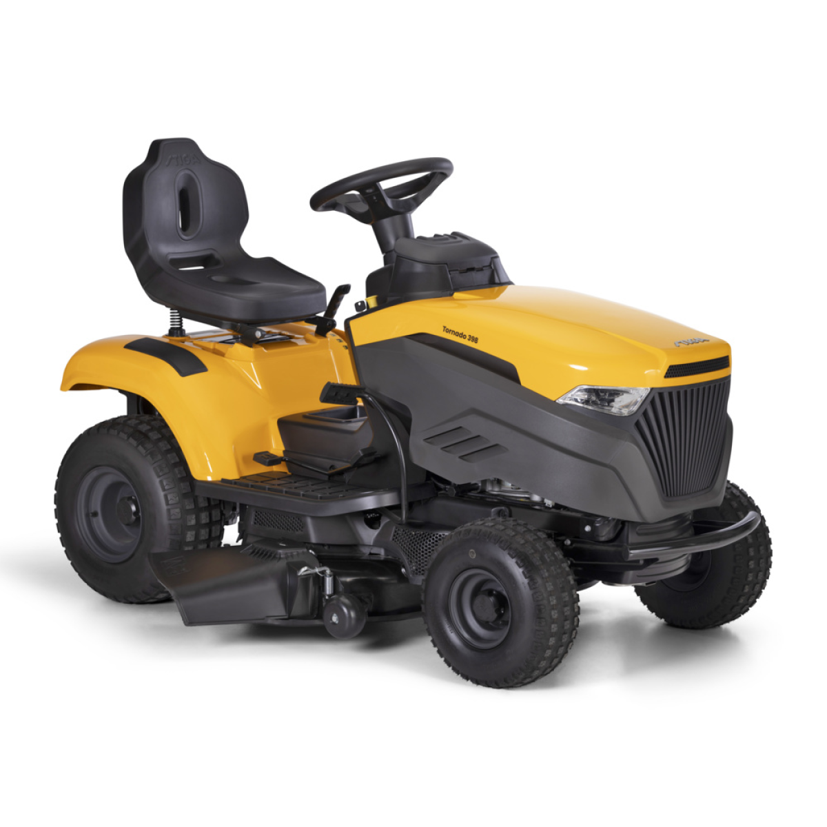 Stiga TORNADO 398 oldalkidobós fűnyíró traktor hidrosztatikus váltóval,oldalsó kidobás,hidrosztatikus váltó