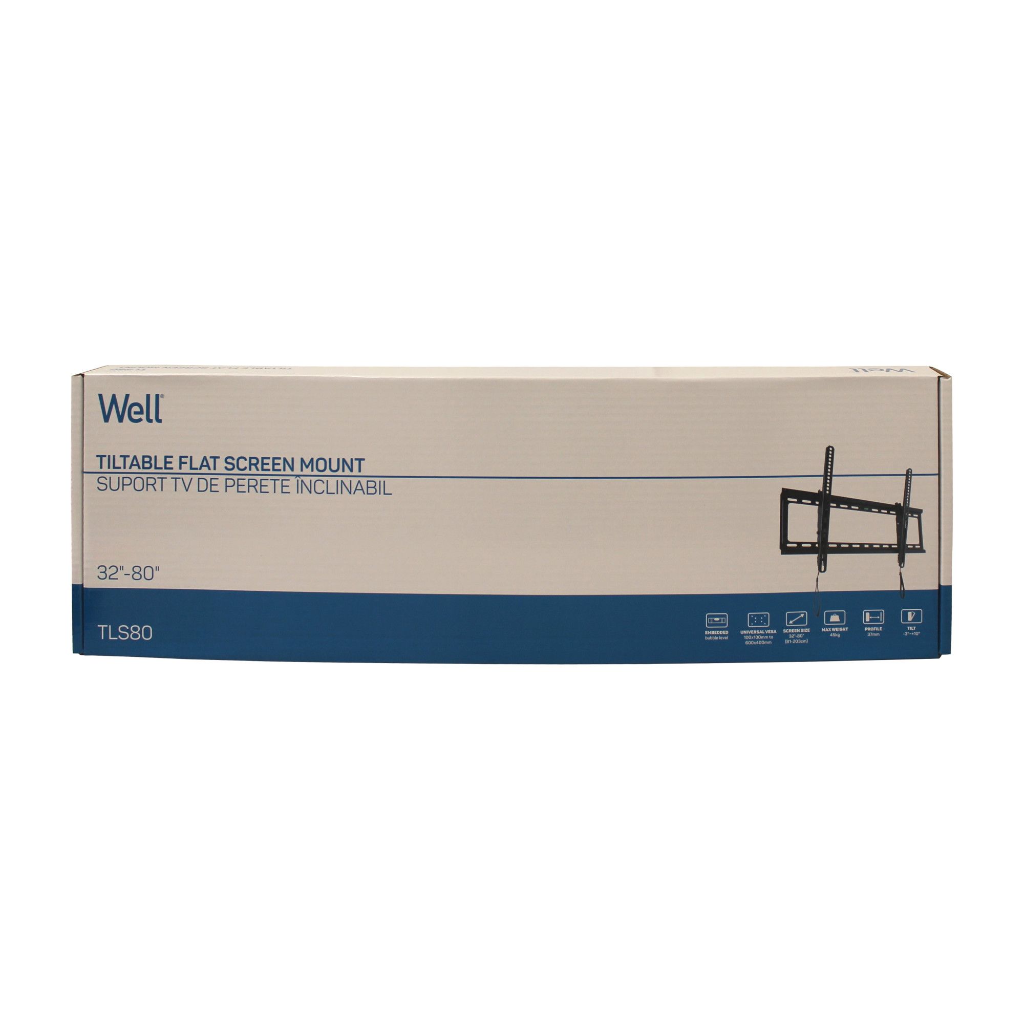 Well TLS80 30-80" dönthető fali tartó TVS-LCD-TLS80-WL