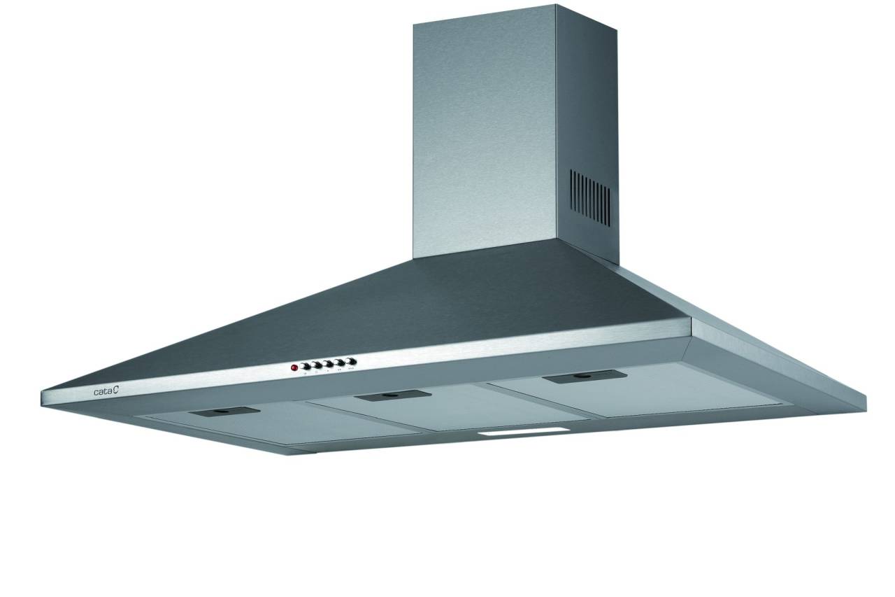 Cata OMEGA 900 X/M 90cm inox kürtös konyhai elszívó