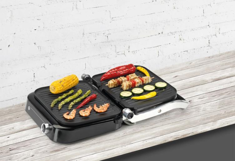 Gorenje GCG2100S Prémium kontakt grill 31x24cm sütő felület 2100W, 7 sütési program