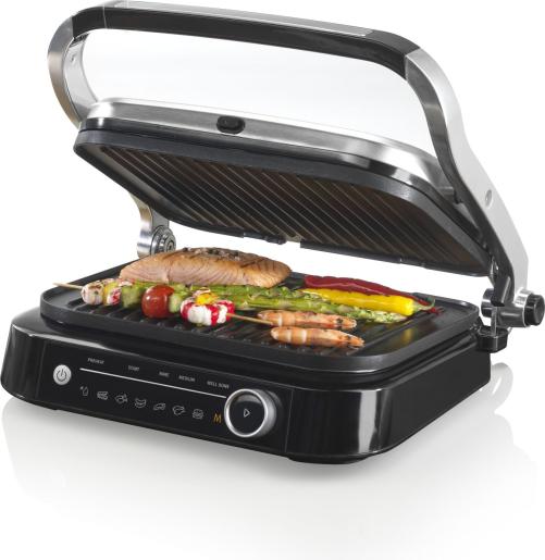 Gorenje GCG2100S Prémium kontakt grill 31x24cm sütő felület 2100W, 7 sütési program