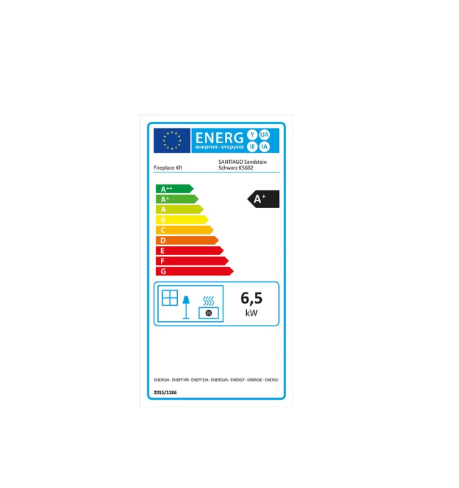 Warnex Santiago homokköves kandalló 6,5 kW 