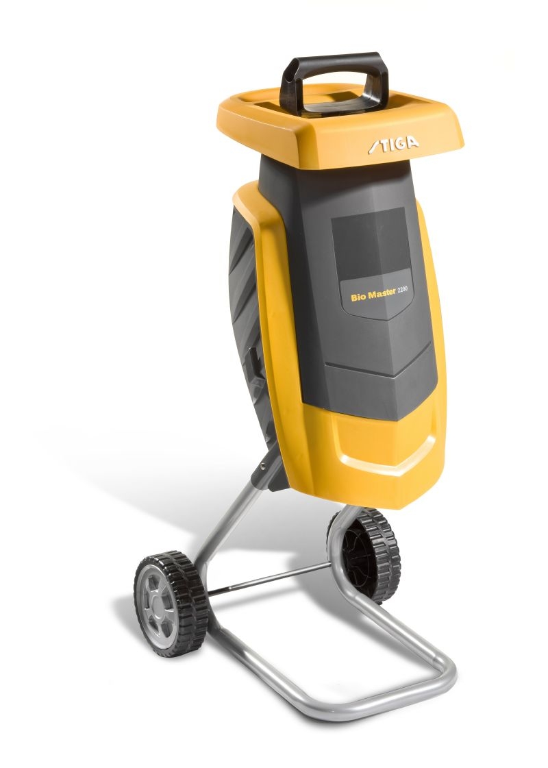 Stiga BIO MASTER 2200 elektromos komposztaprító,2200W,dupla reverzibilis késsel