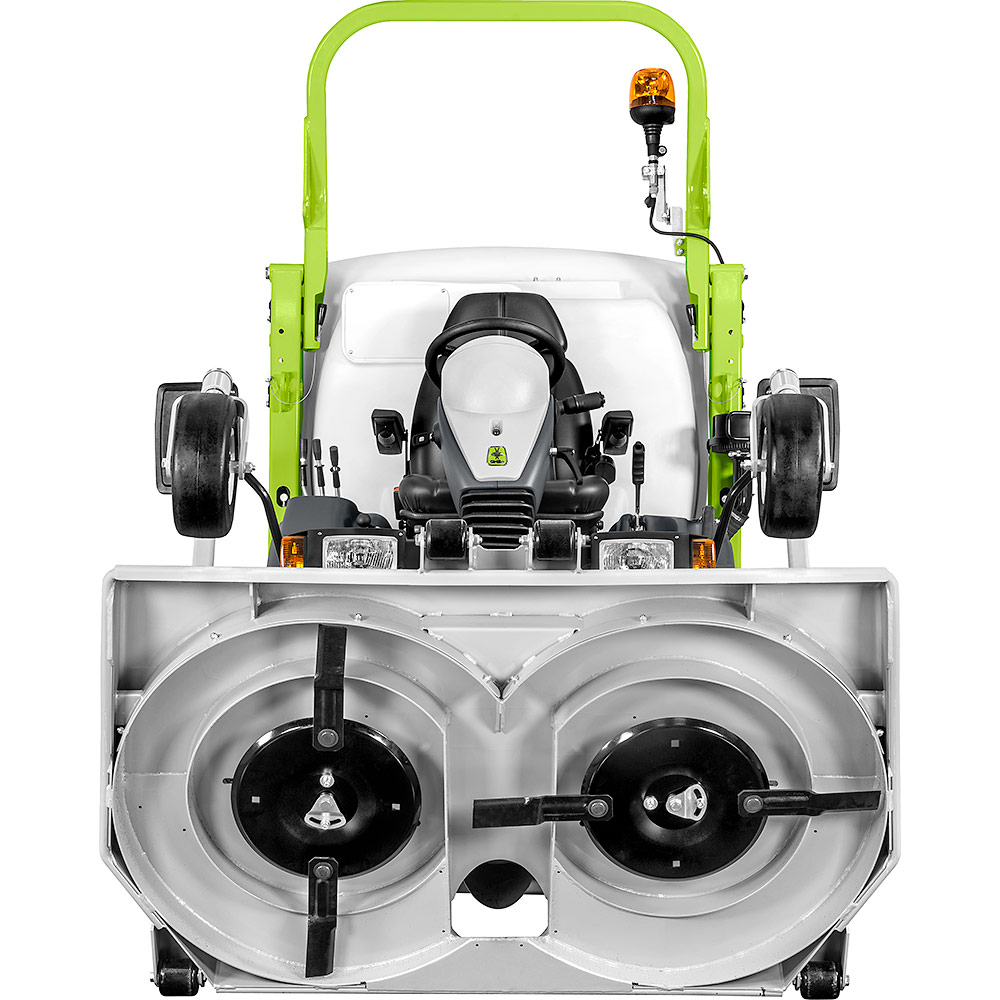 Grillo FD 2200 4WD magas ürítésű frontkaszás fűnyíró traktor,hidrosztatikus váltóval,155 cm-es vágóasztallal és 230cm-es magasságig emelhető gyűjtő kosárral