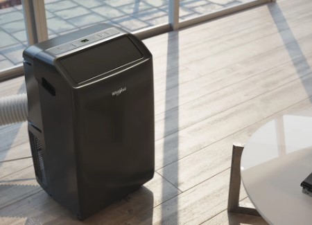 Whirlpool PACF212HPB hűtő-fűtő mobil klíma,3.3kW,fekete