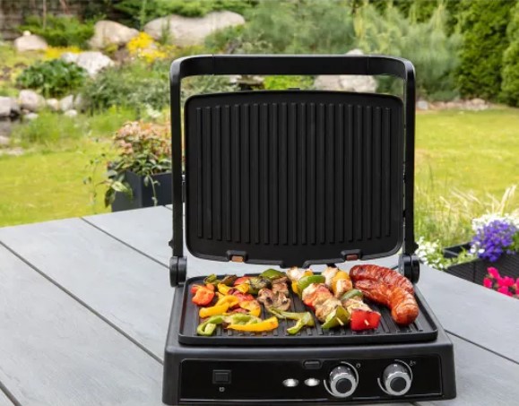 MPM MGR-12 kontakt grill sütő időzitővel,2000W