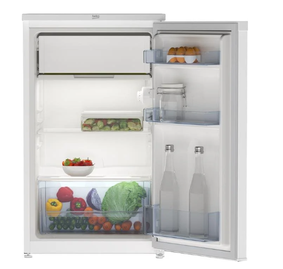 Beko TS190340N pult alá helyezhető egyajtós hűtőszekrény 12 literes 0°C tároló részel  81.8x47.5x50cm 