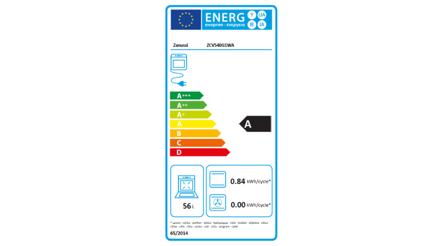 Zanussi ZCV540G1WA kerámialapos tűzhely