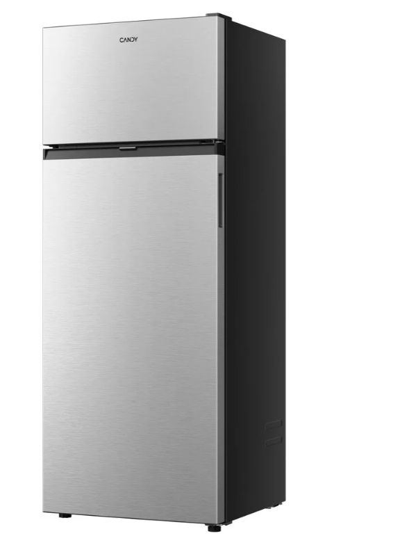 Candy CNDQ2S514EX felülfagyasztós kombinált hűtőszekrény, 170/36L, 54.5x54.6x143 cm, inox szín 