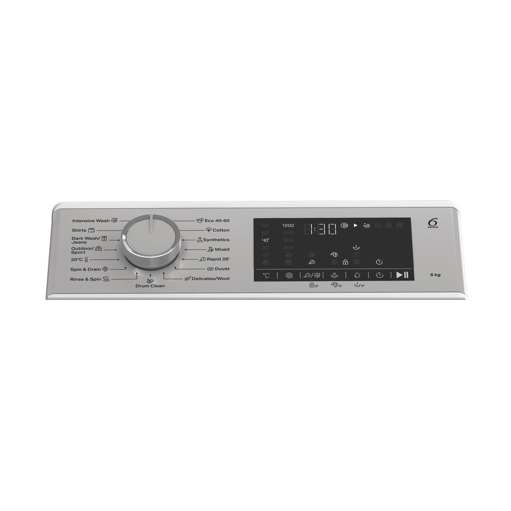 Whirlpool TW622DSFCEE felültöltős mosógép, 6 kg, 40x60x90 cm