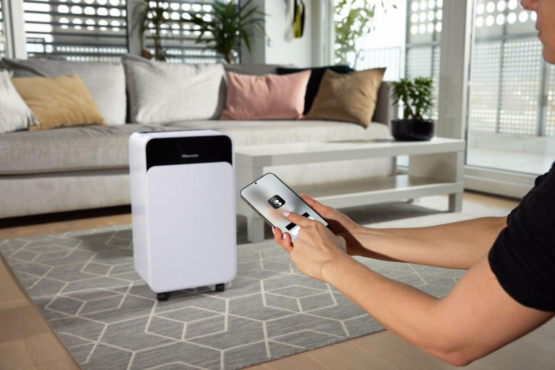 Hisene D20CW páramentesítő, 16L/nap, Wifi, 270W