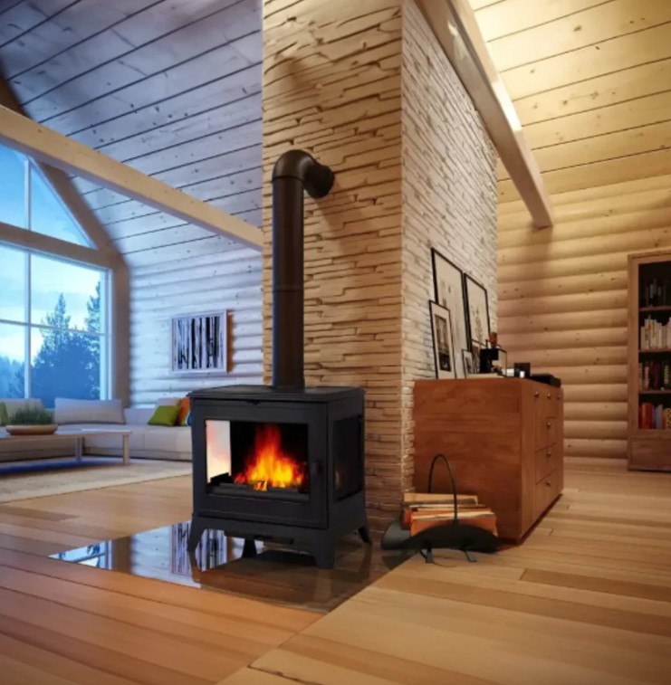 Nordflam Brema ECO öntvény kandalló 3 üveggel 11kW