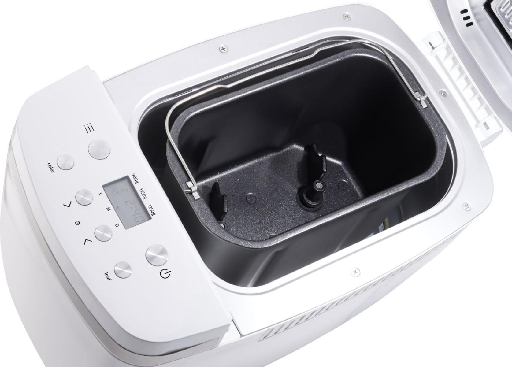 Gorenje BM1350W kenyérsütő, 750W, automatikus magadagoló funkció, fehér szín 