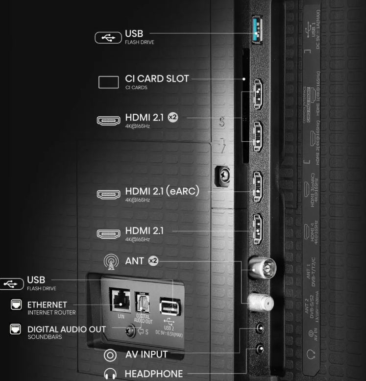 Hisense 100U7Q 4K UHD Smart MiniLED ULED TV, 100", 254 cm