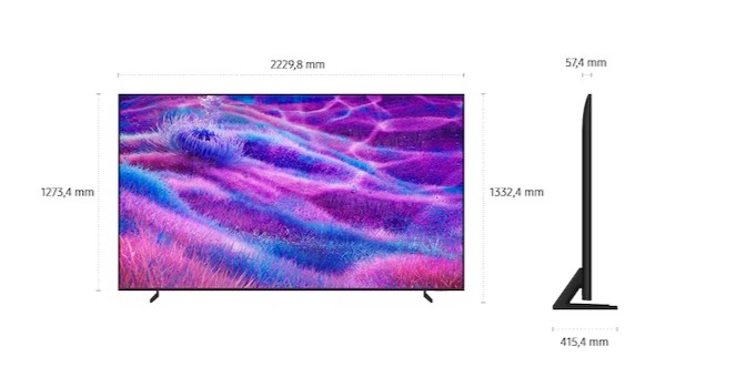 Samsung QE65QN80FAUXXH 4K UHD Smart Neo QLED Mini LED TV, 65", 165.1 cm 