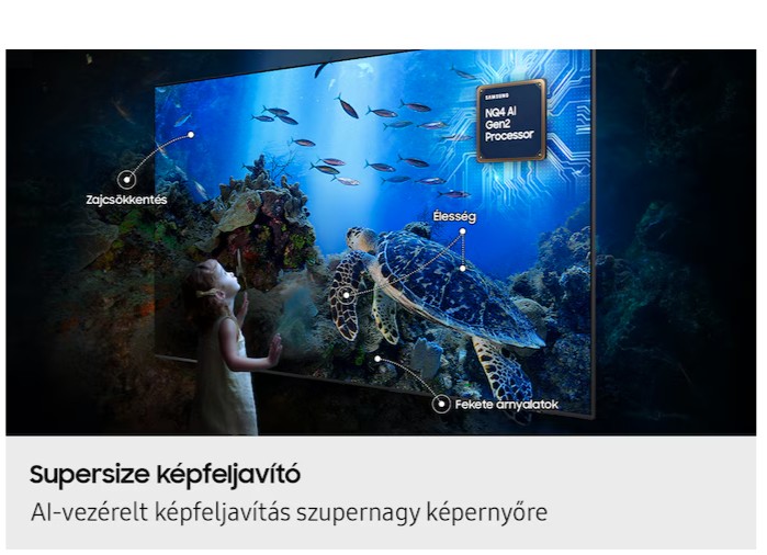 Samsung QE65QN80FAUXXH 4K UHD Smart Neo QLED Mini LED TV, 65", 165.1 cm 