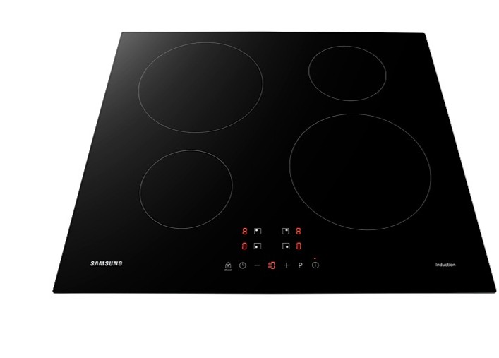 Samsung NZ64M3NM1BB/OL beépíthető indukciós kerámialap, 59x52x5.7 cm, fekete szín 