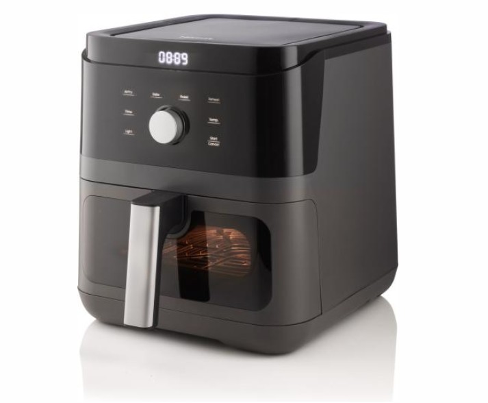 Hisense HAF1800D forrólevegős sütő, 5.7L, 1850W, fekete szín 