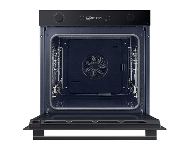Samsung NV7B41301AK BESPOKE beépíthető légkeveréses sütő, 76 L, pirolitikus tisztítás,Wifi, 56x54.9x57.9 cm, fekete 