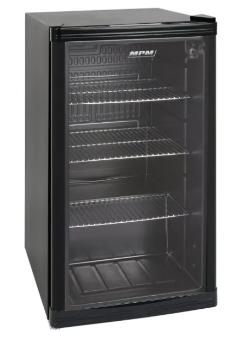 MPM MPM-93-VT-08 borhűtő, 88L, 43x48x83 cm, fekete szín 