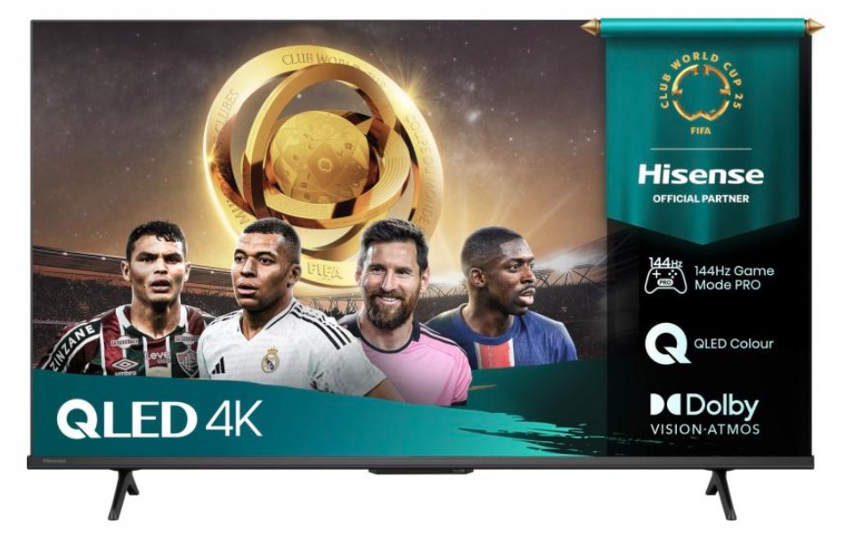 Hisense 50E7QPRO 4K UHD Smart QLED TV, 50", 127 cm 