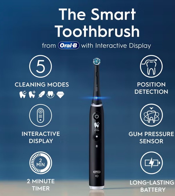 Oral-B iO6 DuoPack Black + Pink elektromos fogkefe 