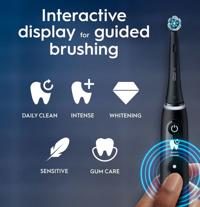 Oral-B iO6 DuoPack Black + Pink elektromos fogkefe 