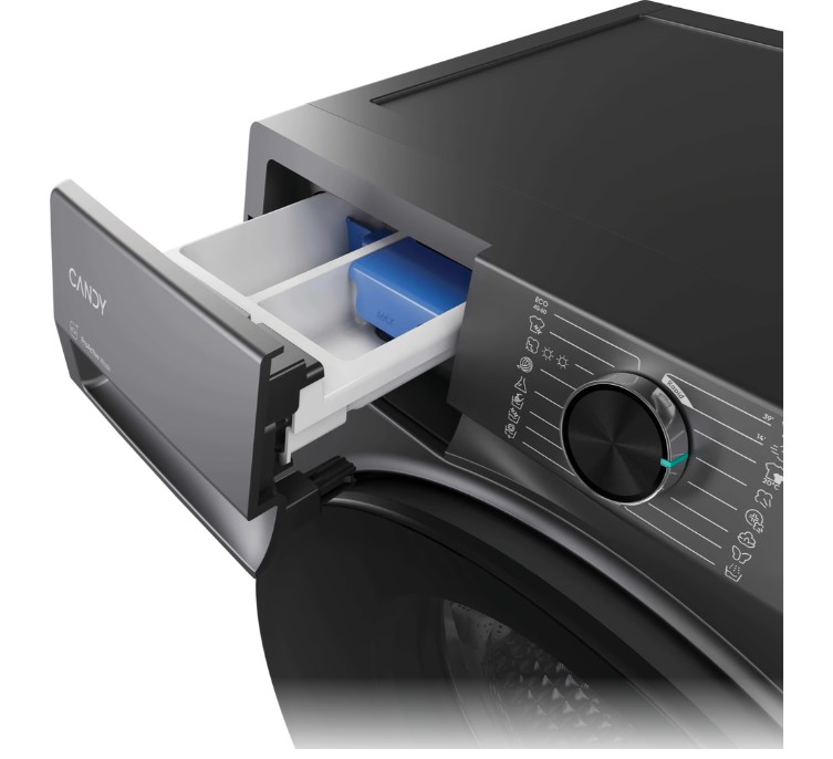 Candy BWR 485SBL6G-S mosó-szárítógép, 8/5 kg, inverter motor, 59.5x52.2x85 cm, antracitszürke szín 