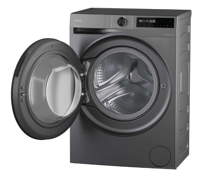 Candy BWR 485SBL6G-S mosó-szárítógép, 8/5 kg, inverter motor, 59.5x52.2x85 cm, antracitszürke szín 