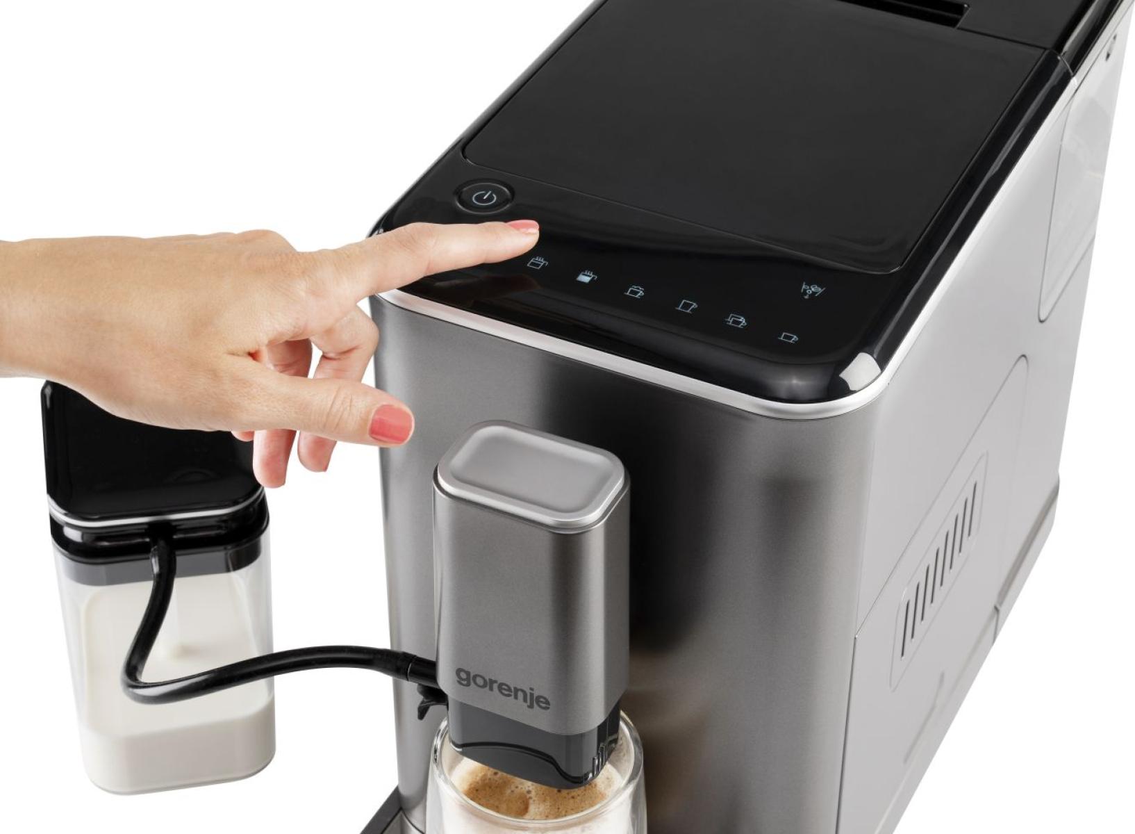 Gorenje GFACM20S automata kávéfőző tejhabosítóval, 1.5L, 1350W