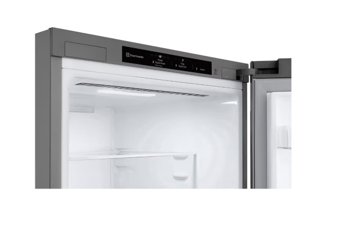 LG GBV22L0EPY No Frost alulfagyasztós kombinált hűtőszekrény, Smart Inverter Kompresszor, 277/110L, prime ezüst, 59.5x68.2x203 cm